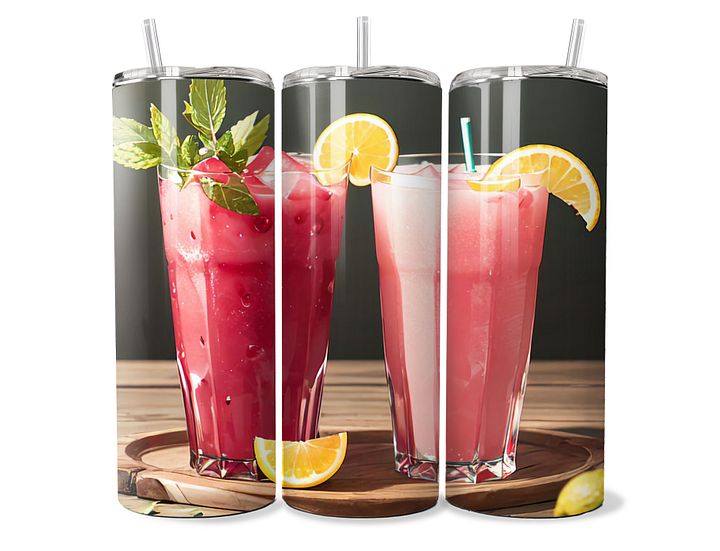 Refreshing Berry Lemonade Tumbler - 20oz Stainless Steel product image (1)