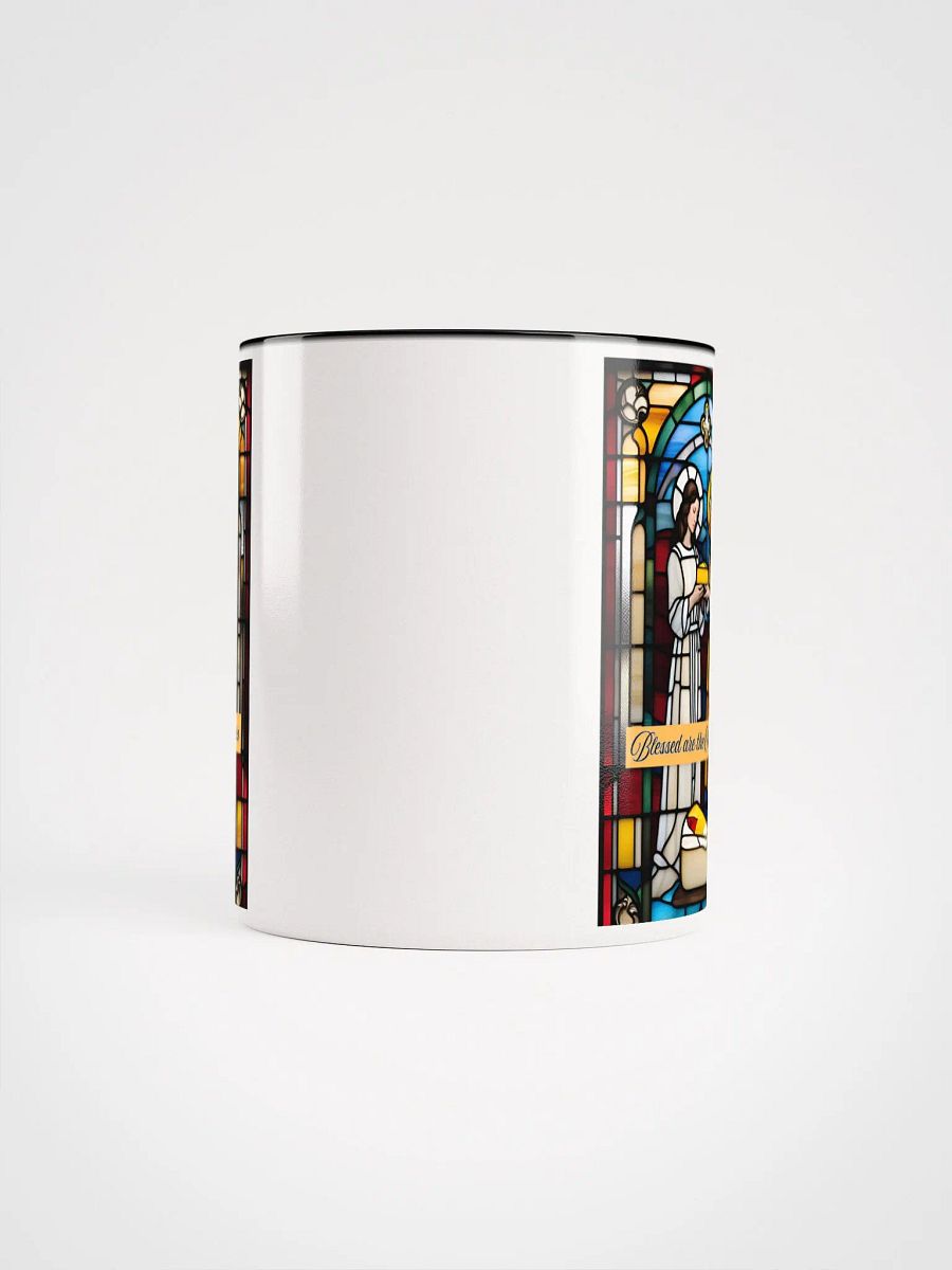 Blessed are the Cheesemakers Stained Glass Mug #02 product image (5)