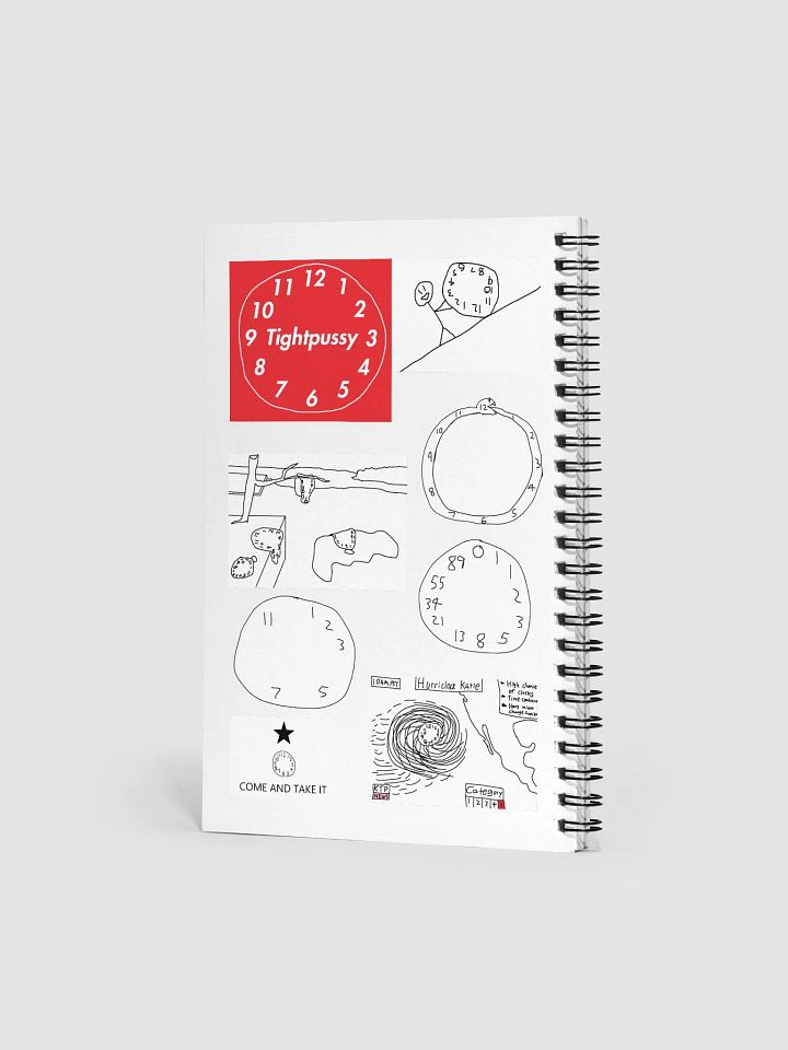 Clock Collage Spiral Notebook product image (2)