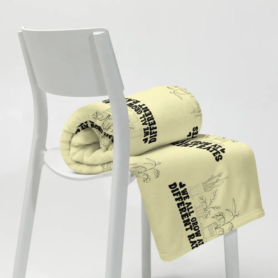 We All Grow At Different Rates Blanket product image (9)