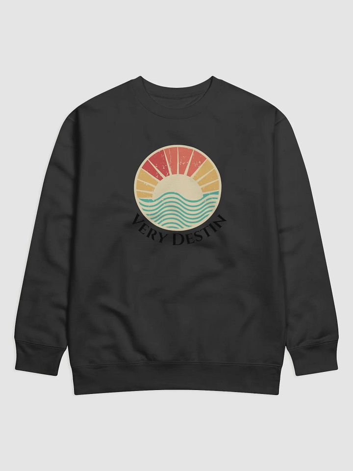 Sunset Waves Premium 100% Cotton Sweatshirt product image (1)