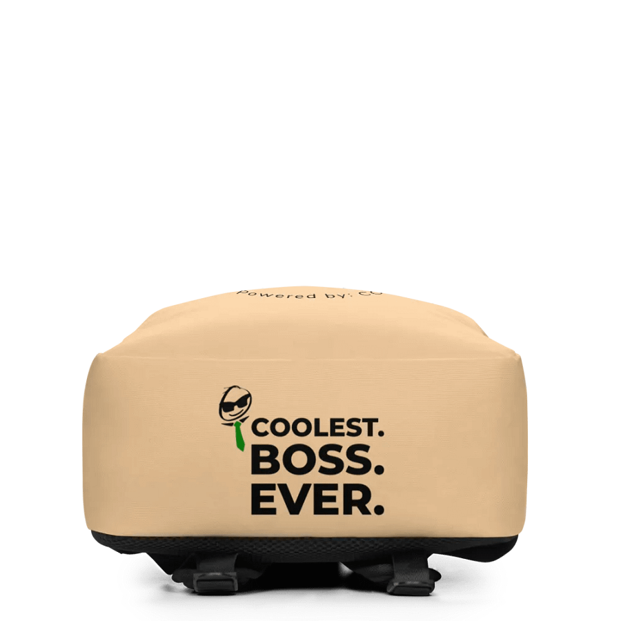 Work the Dream Life – Cream Minimalist All-Over Print Backpack for Work, Travel & Everyday Use product image (4)