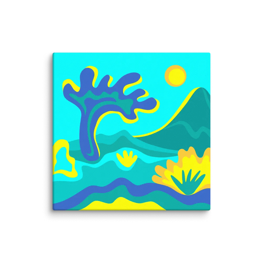 Vibrant Nature Canvas Print - Abstract Landscape No. 8 product image (1)