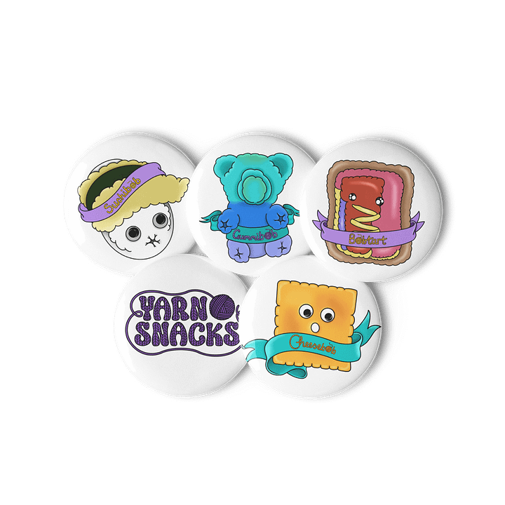 Yarn Snacks Button Pack 1 product image (2)