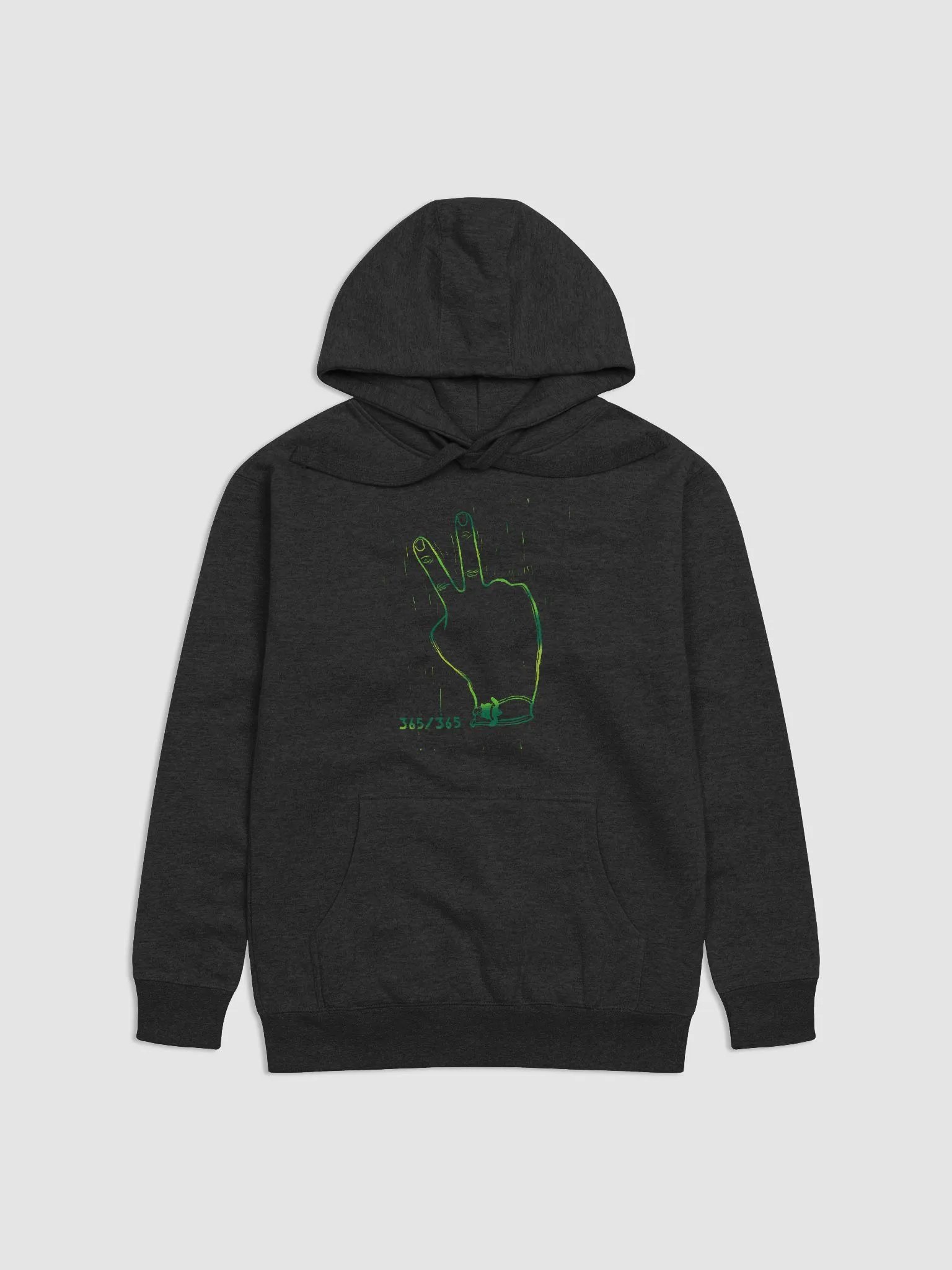Linocut Peace Hoodie product image (1)