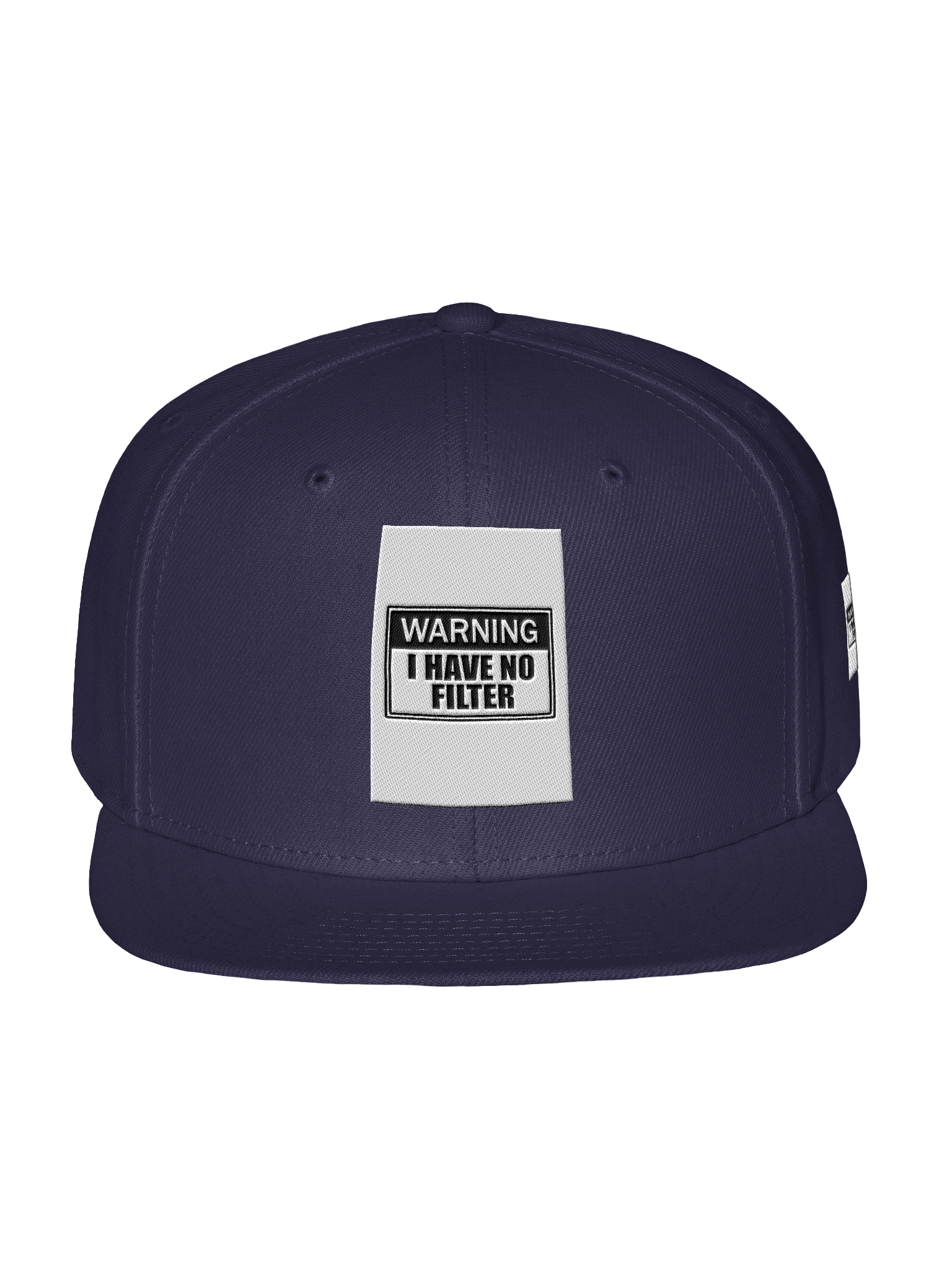 No Filter Attitude Snapback Cap product image (5)
