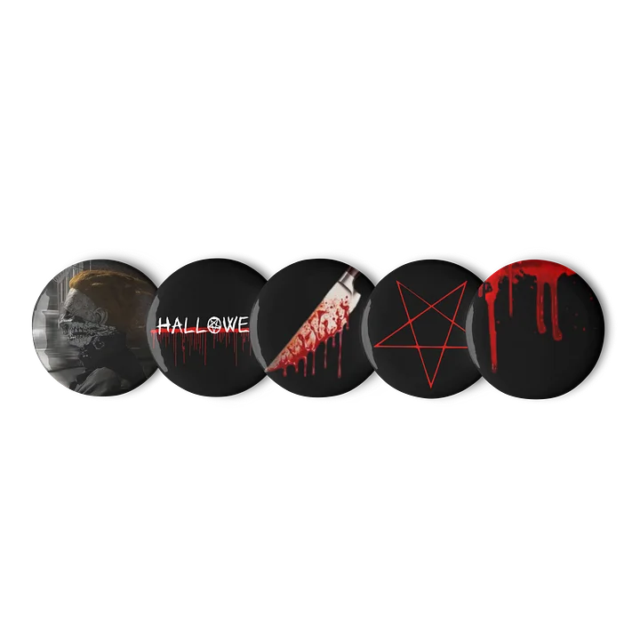 Halloween Thug Michael Myers Set of Pin Buttons product image (1)