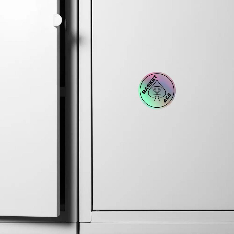 Basket Ace (Circle) Holographic Sticker product image (6)