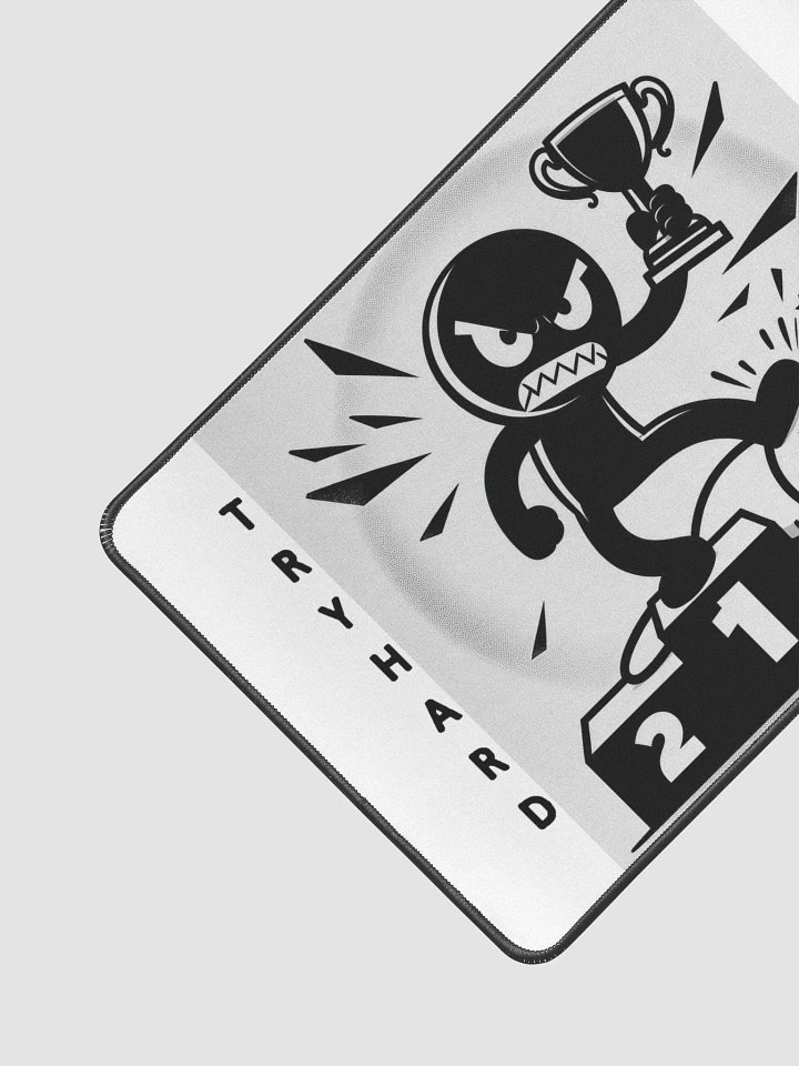 Mr. Try Hard Desk Mat product image (2)