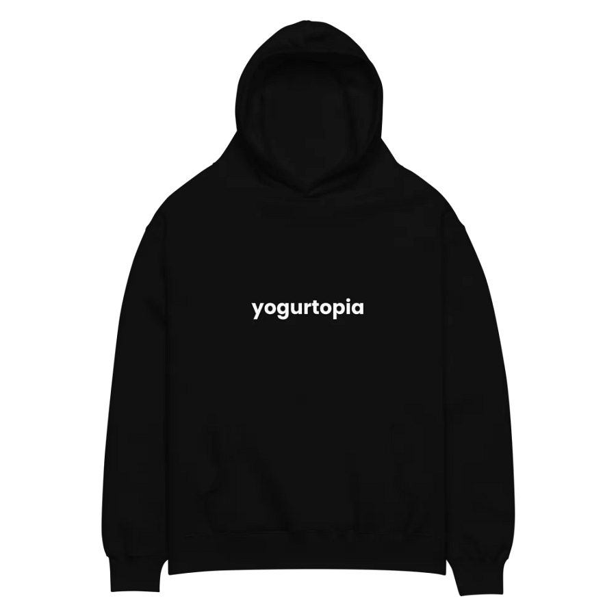 unisex "yogurtopia" oversized hoodie product image (4)