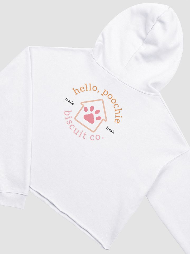 Peace . Love . Dogs | Cropped Hoodie product image (2)