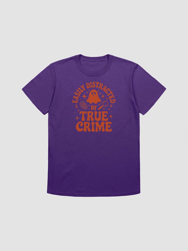 Easily Distracted by True Crime Halloween Spooky Ghost T-Shirt product image (73)