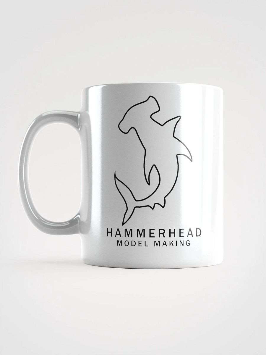 White Mug with Black Logo product image (6)