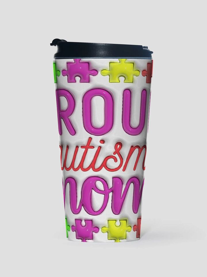 Proud Autism Mom Stainless Steel Travel Tumbler product image (1)
