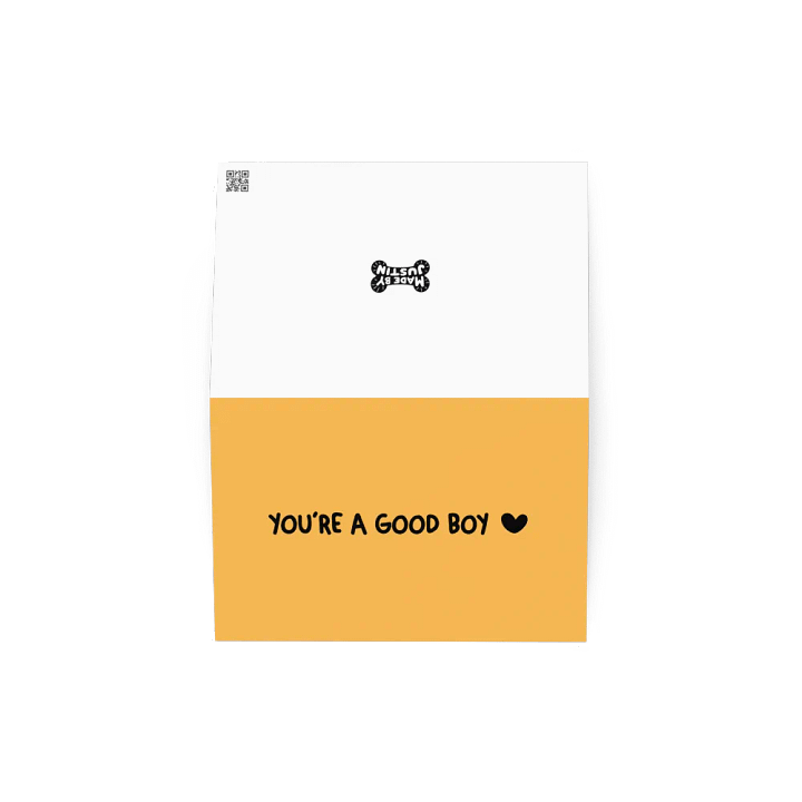 'You're a Good Boy' Greeting Card product image (1)