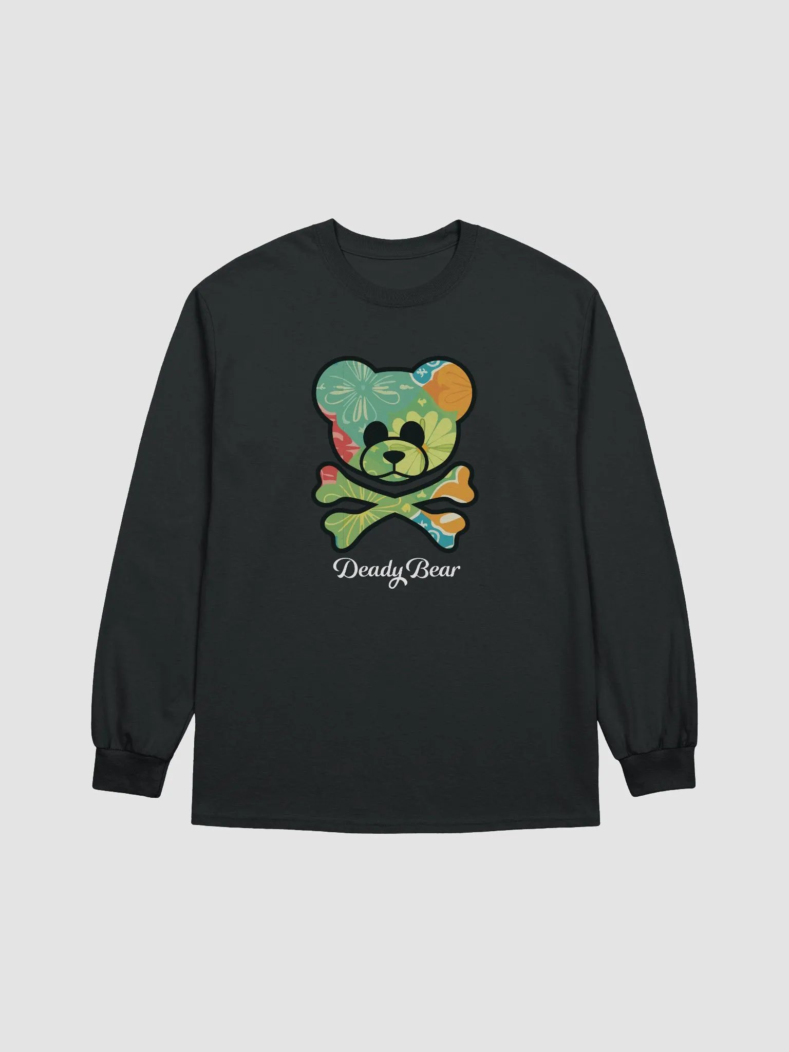 Deady Bear Design Long Sleeve Shirt product image (1)