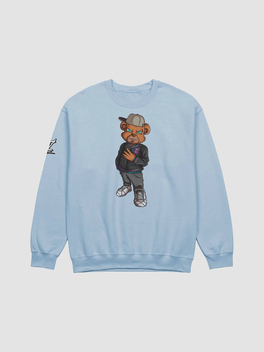 Standing Bear Light Blue Crewneck Sweatshirt product image (1)