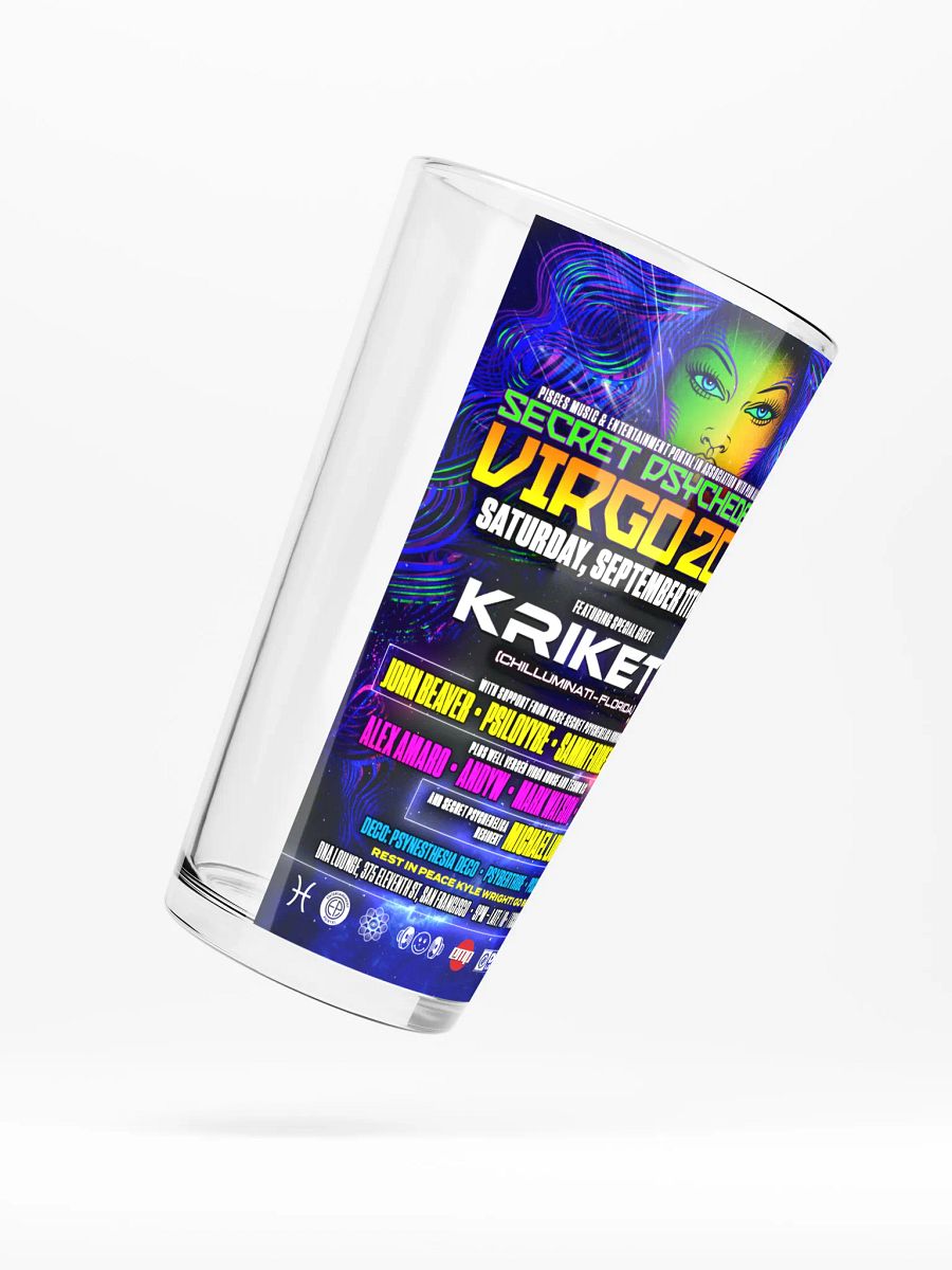 Virgo 2021 Shaker Pint Glass product image (2)