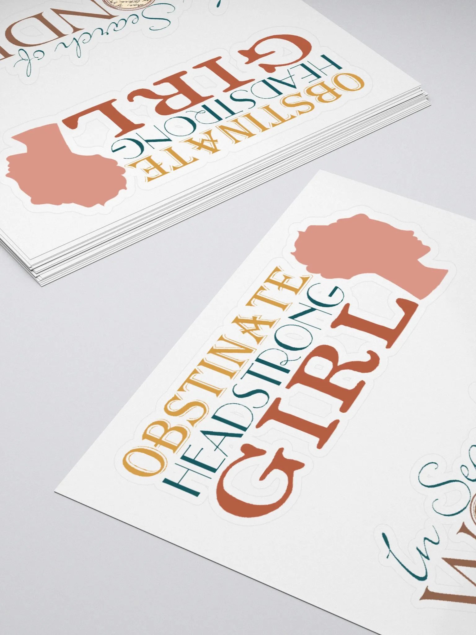 In Search of Wonder Water & Obstinate Headstrong Girl Stickers product image (4)
