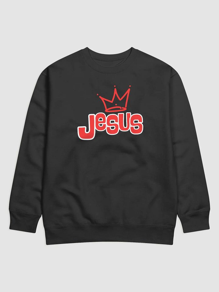 Abide In Him Christian Clothing - King Jesus Premium Sweatshirt product image (1)