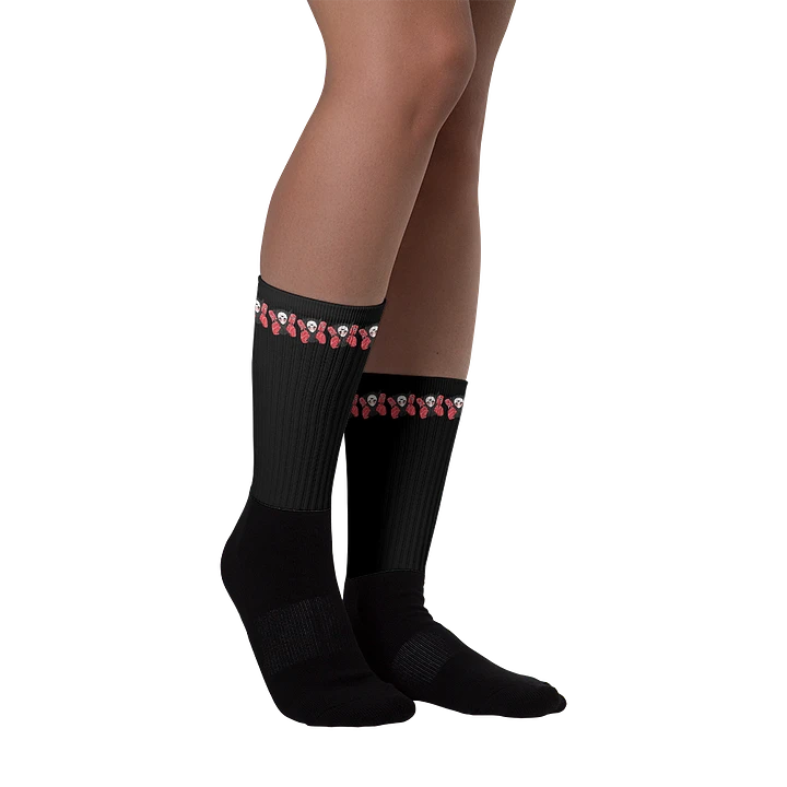 Black Visceral Stripe Socks product image (2)