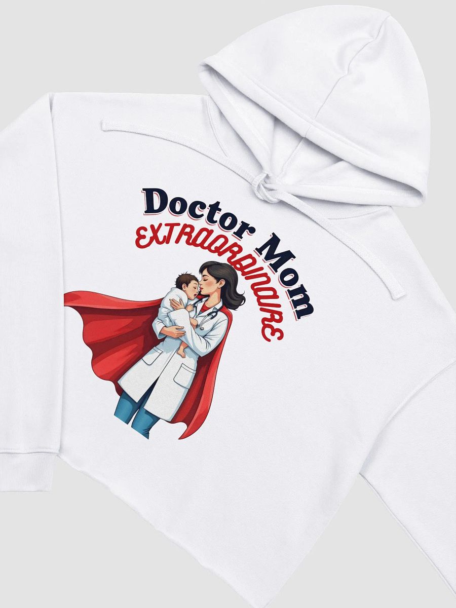 Superhero Doctor Mom Crop Hoodie product image (12)