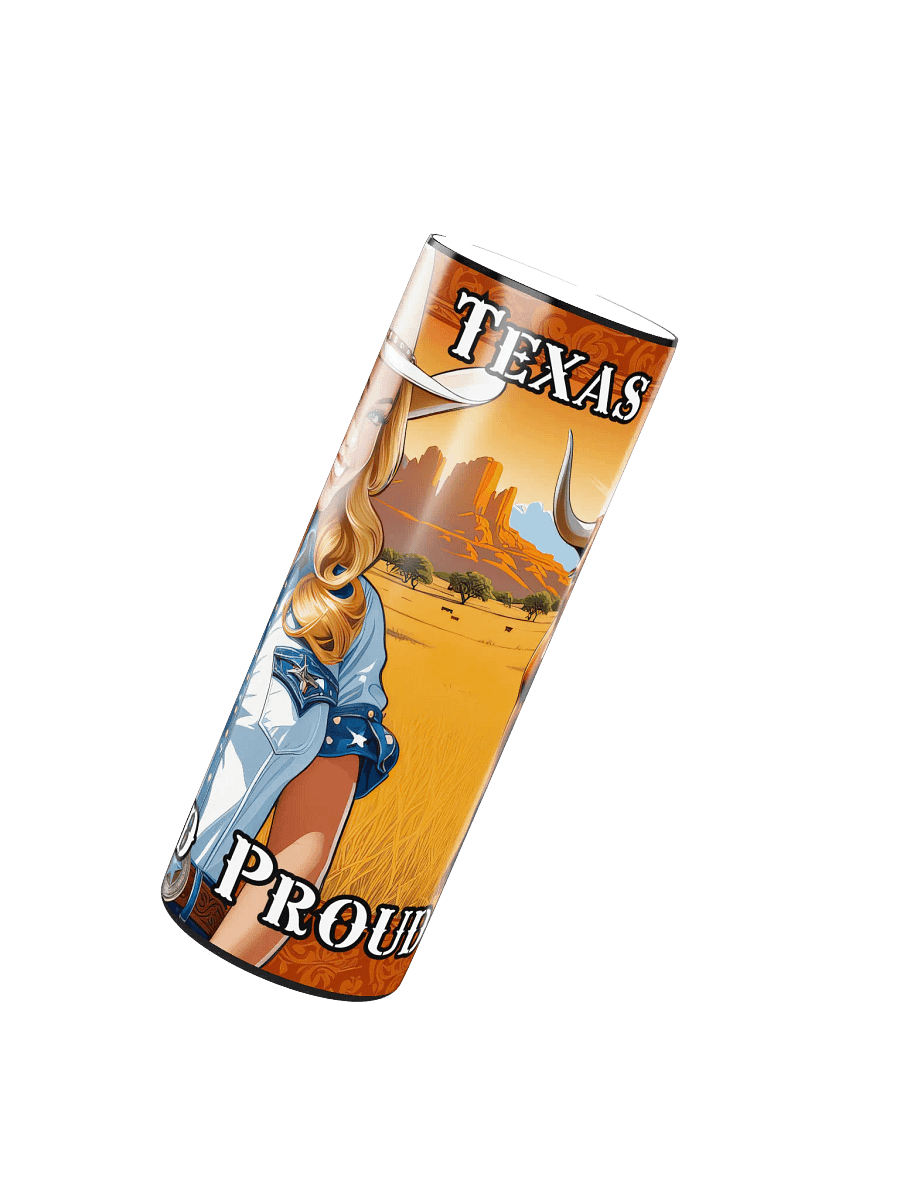 Texas Girl 20 oz Skinny Stainless Steel Tumbler - v5 product image (3)