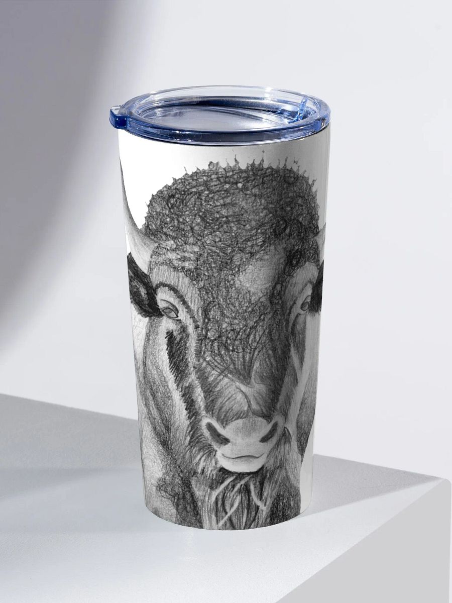 Bison Drawing Travel Cup product image (2)