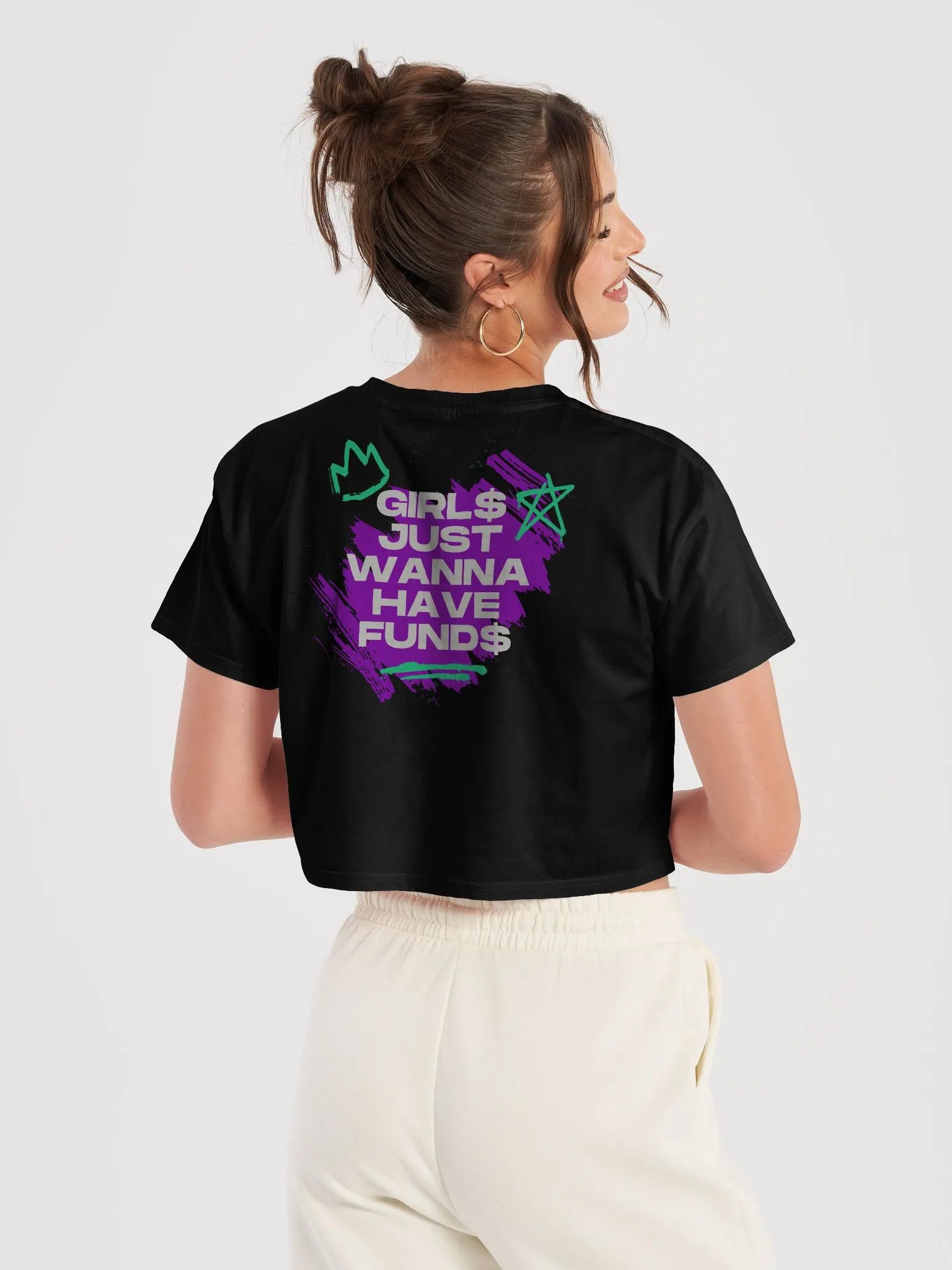 Girls Just Wanna Crop Tee product image (4)
