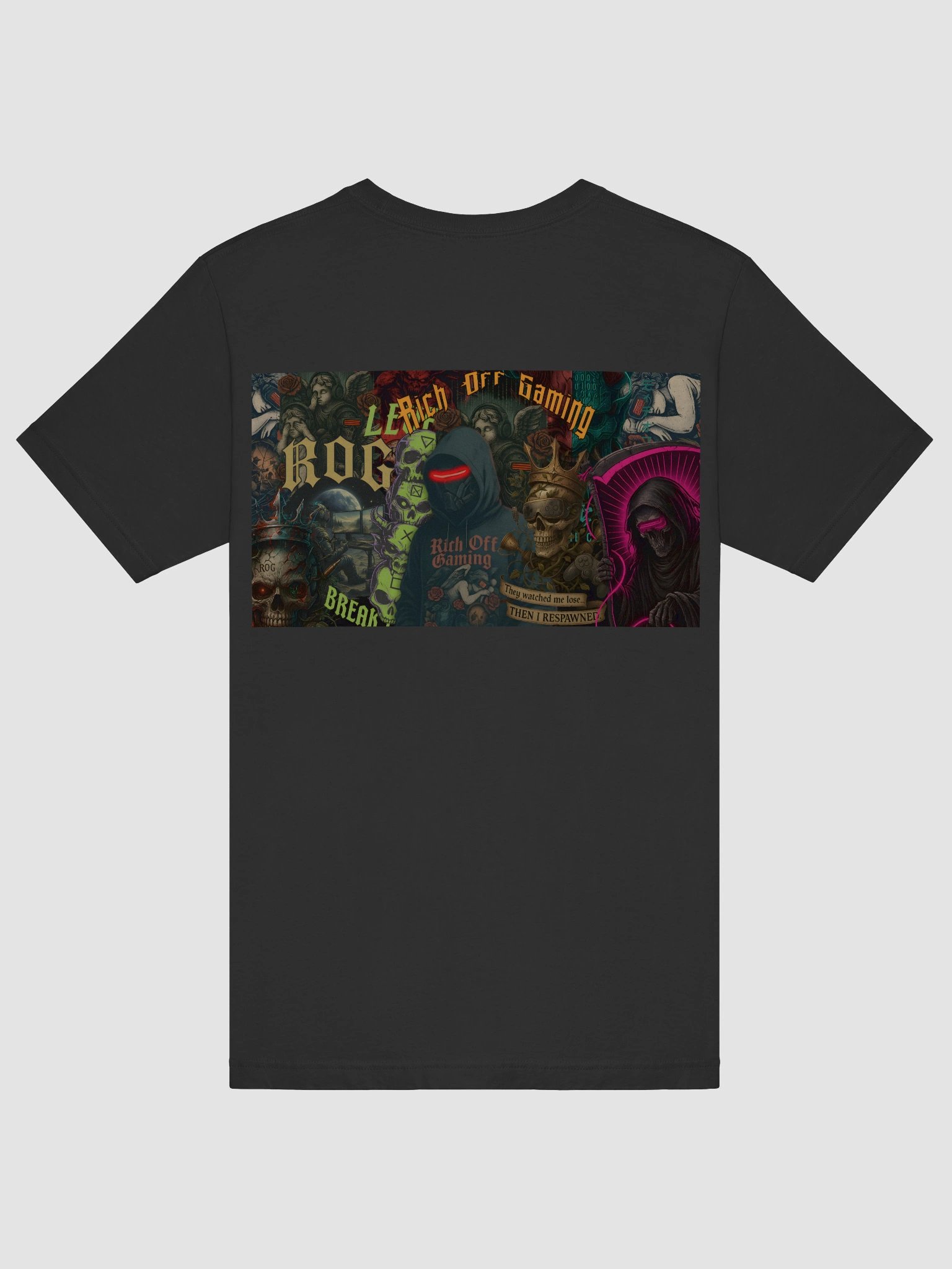 Gothic Logo ROG Monochrome T-Shirt product image (6)