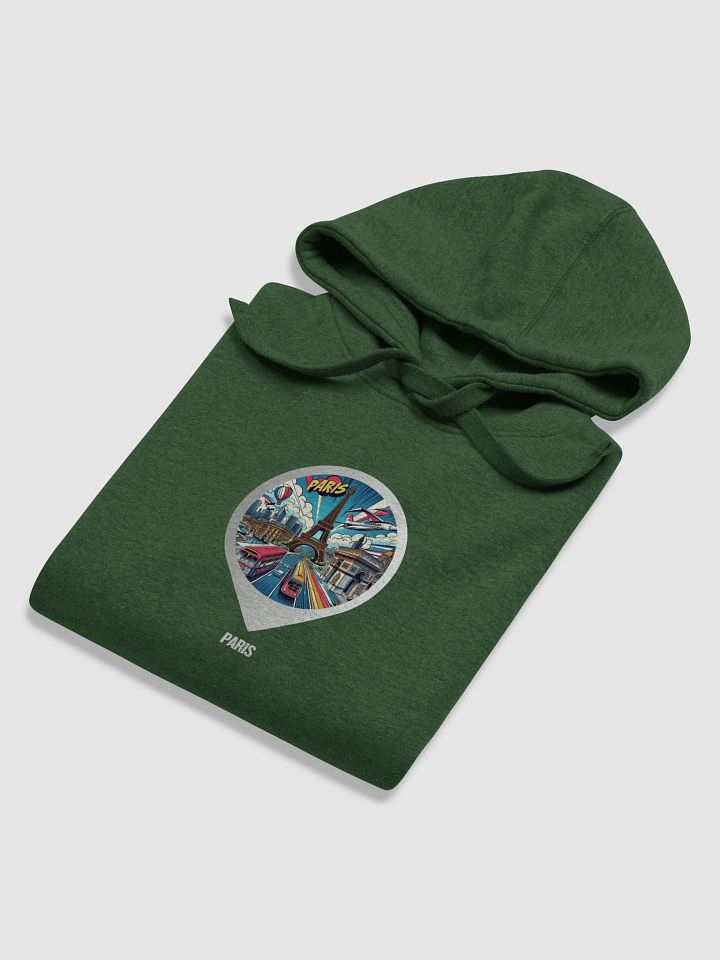 Cozy Comfort Unisex Hoodie | AI Design Paris city France product image (1)