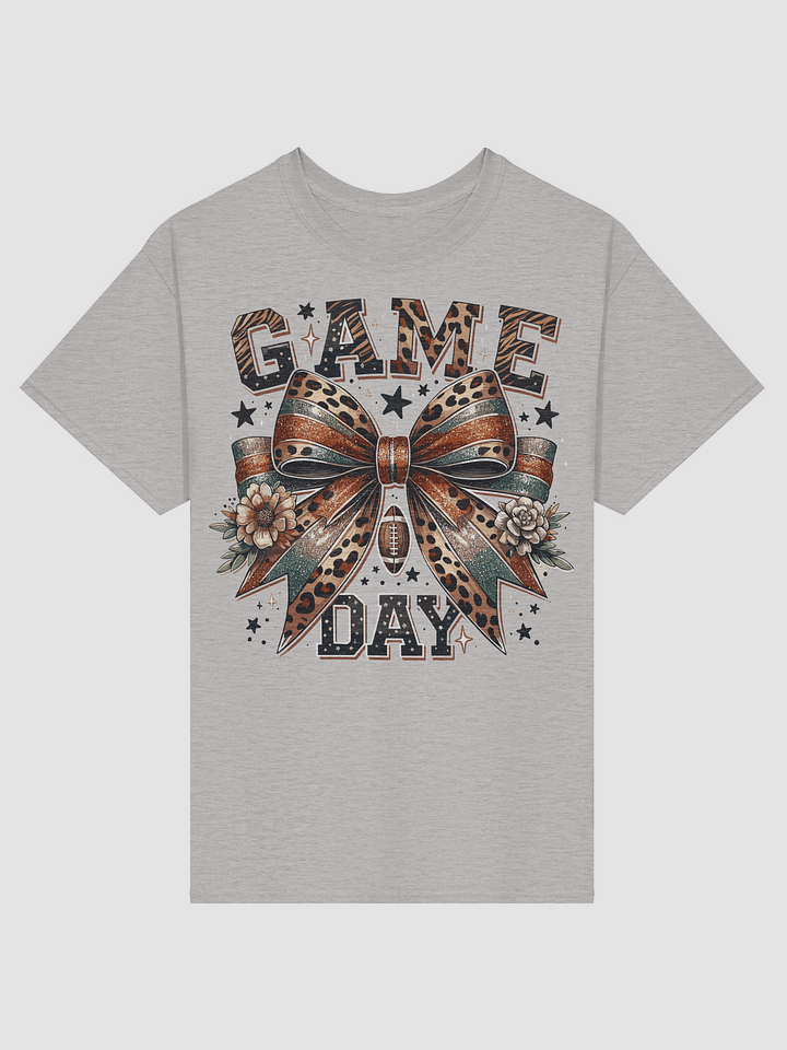 Leopard Bow Game Day T-Shirt product image (4)