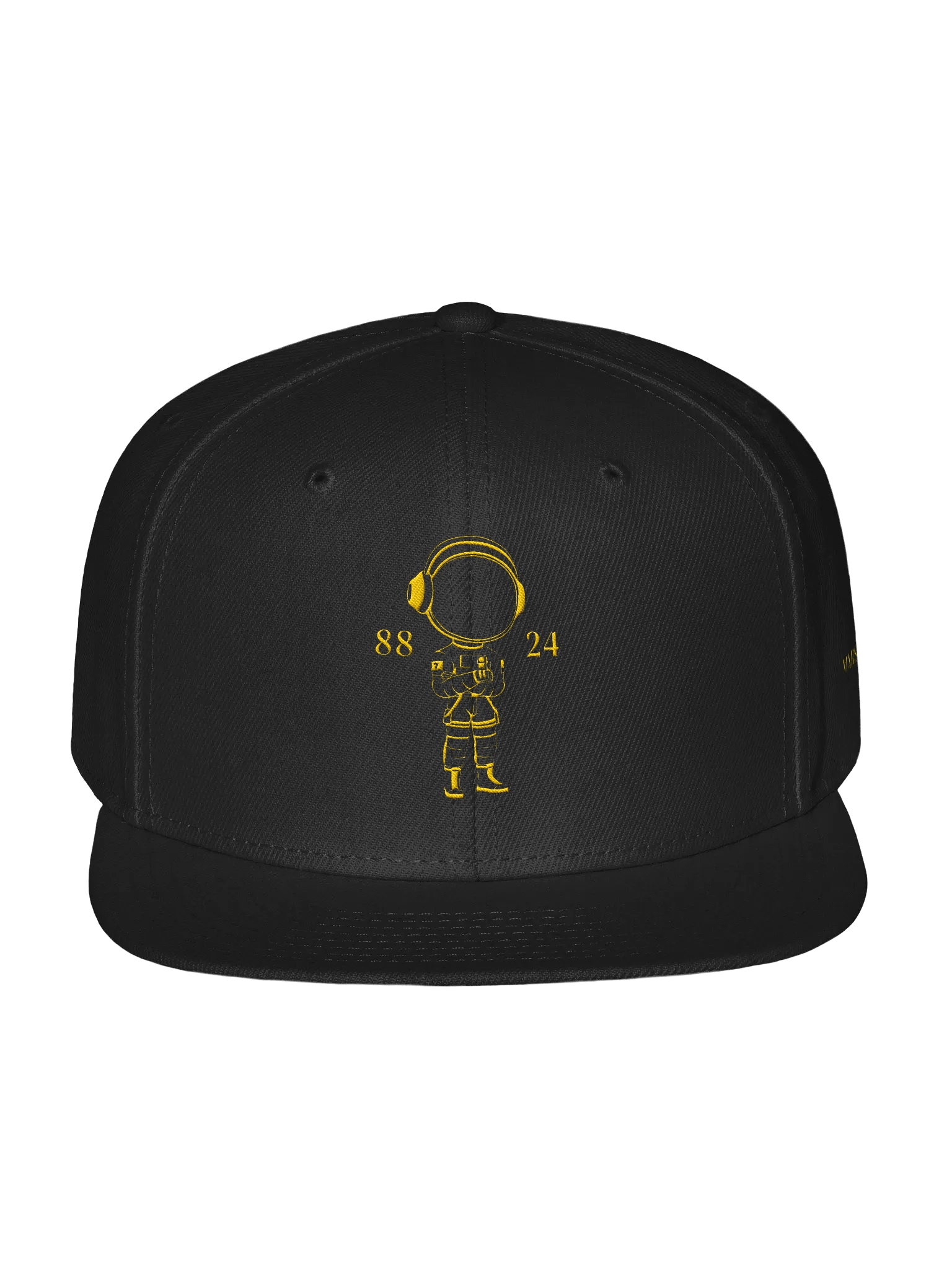 MARS CITY ALL GOLD ASTRONAUT 8824 LOGO OTTO WOOL SNAPBACK TRUCKER HAT (11 COLORS) product image (1)