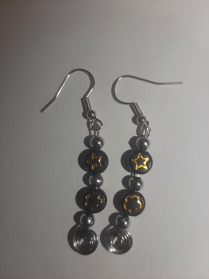 Stars and Flowers Earrings product image (2)