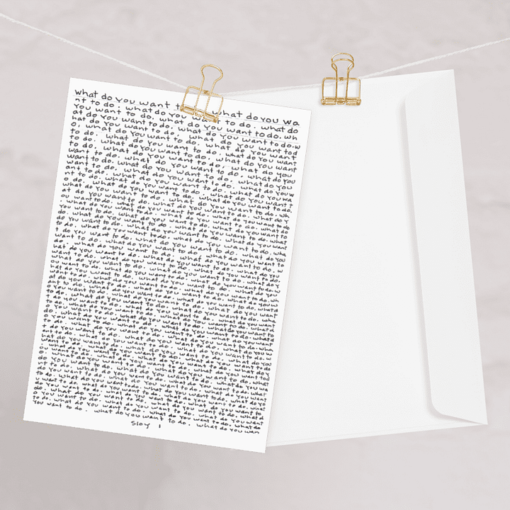 What Do You Want to Do greeting card product image (2)