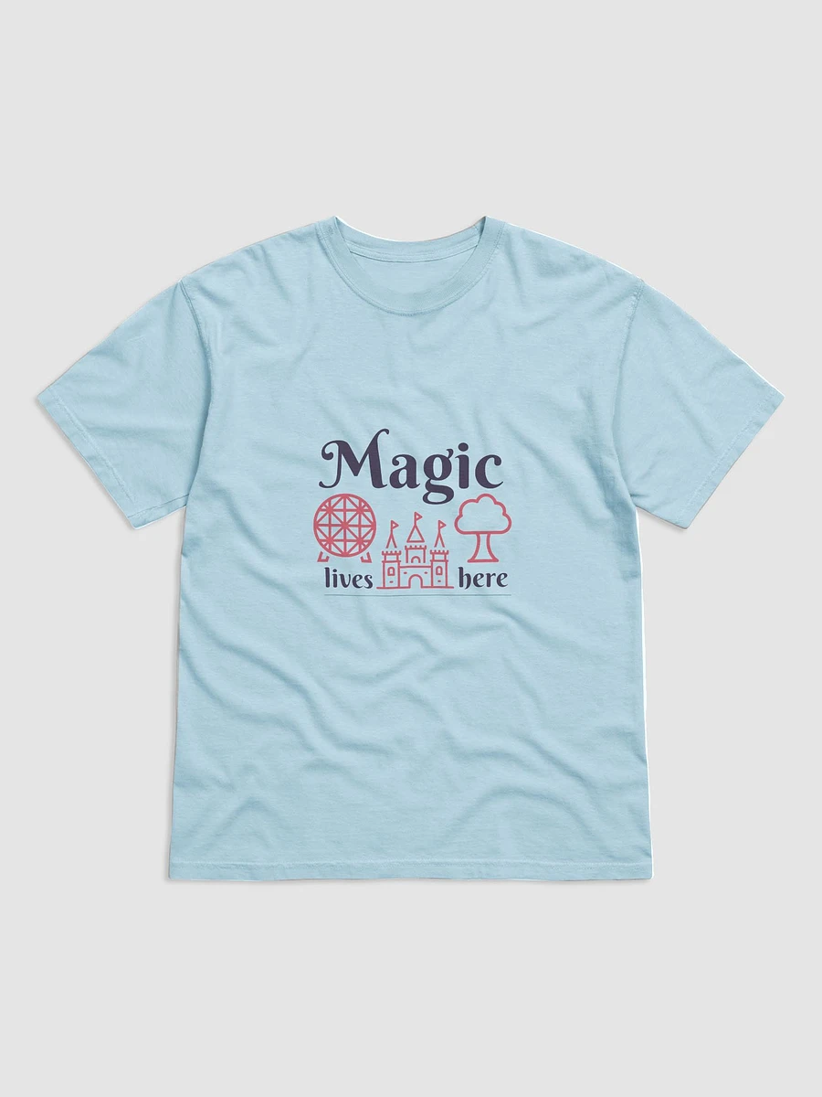 Disney Magical World: Magic Lives Here Disney Attractions Heavy Weight Tee Light Colors product image (2)