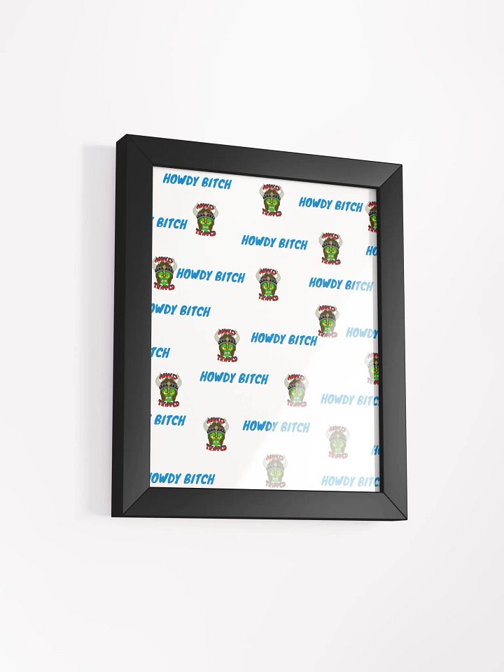 howdy bitch frame art product image (11)