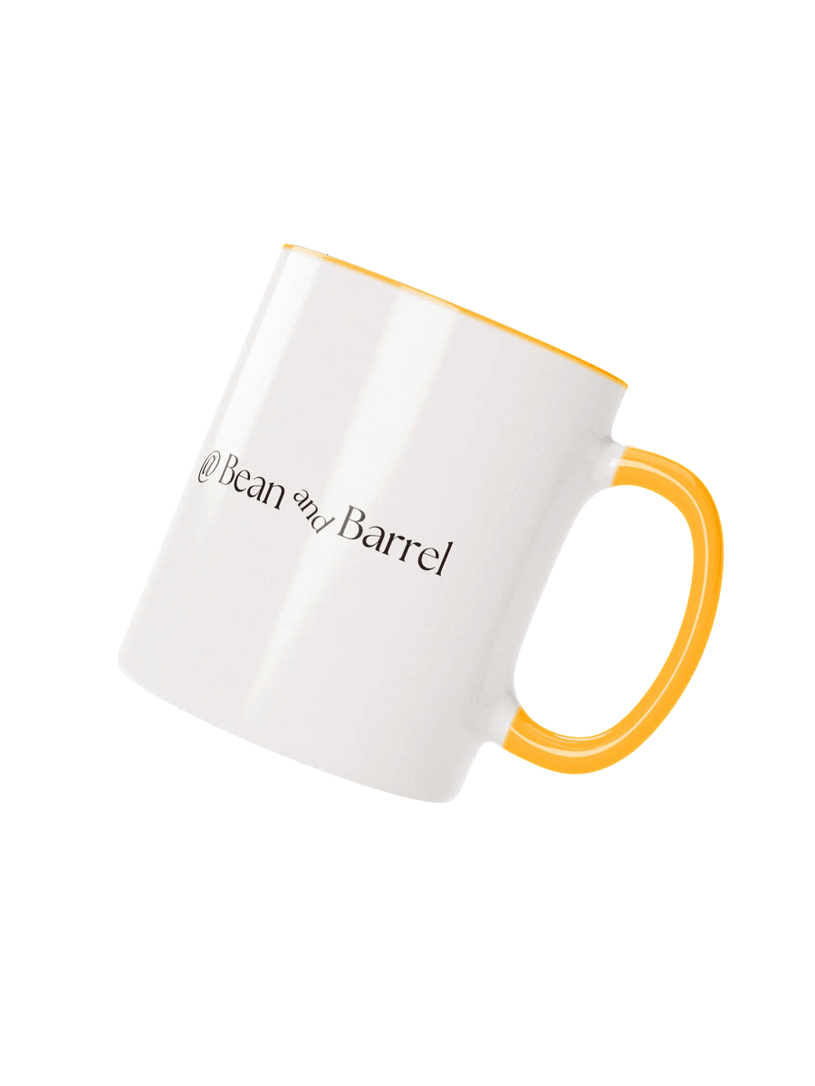 Bean and Barrel White Coffee Mug with Colored Interior product image (4)