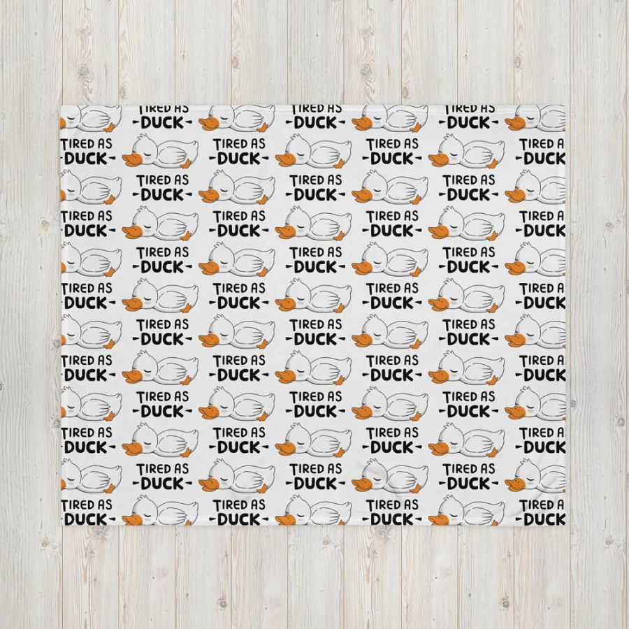 Tired As Duck Blanket product image (4)