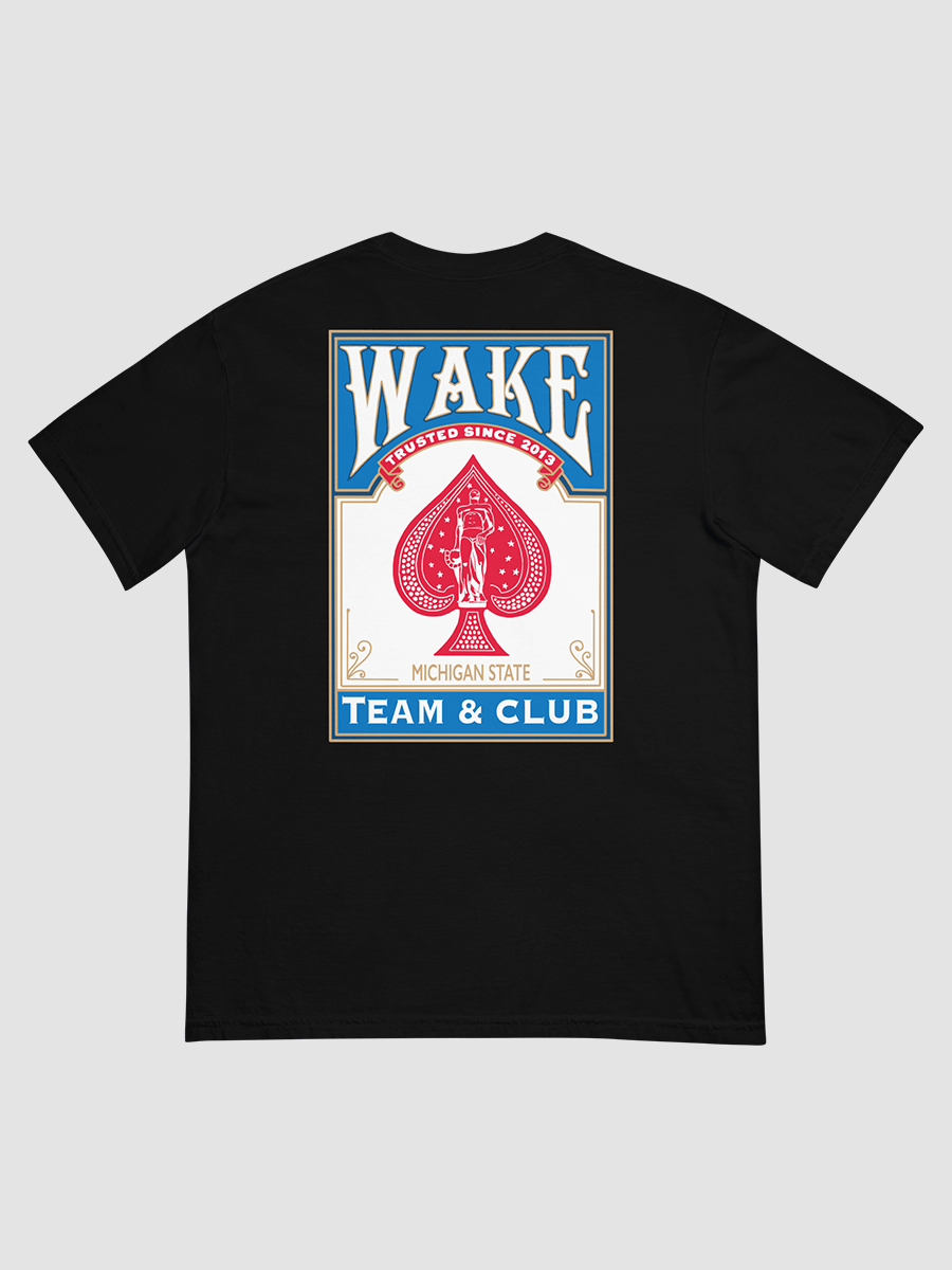 MSU Wake Card Tee (Blue) product image (2)