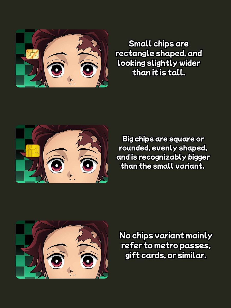 Peeking Tanjiro Card Skin (Holographic) product image (3)