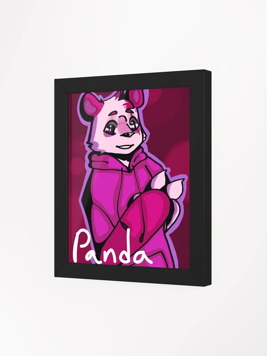 Panda portrait framed poster product image (5)
