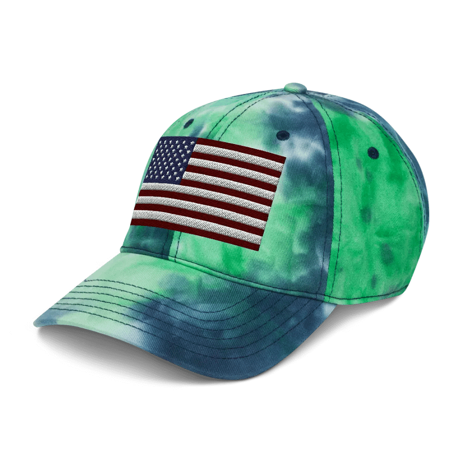 US Flag Sportsman Tie Dye Hat product image (7)