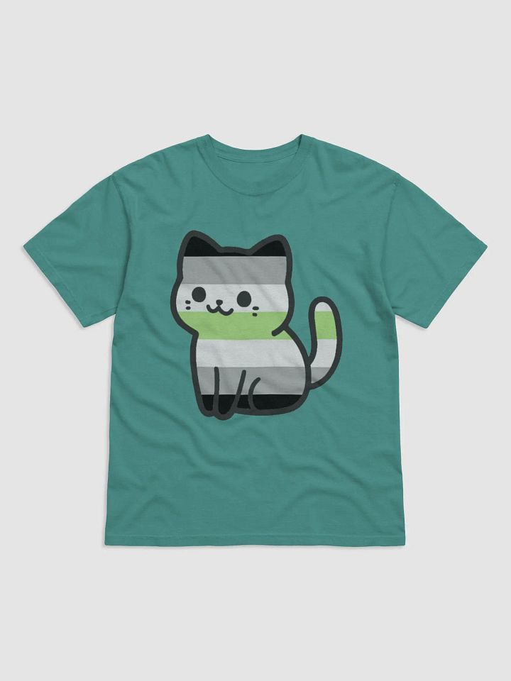 Agender Pride Kitty Man's Shirt product image (10)