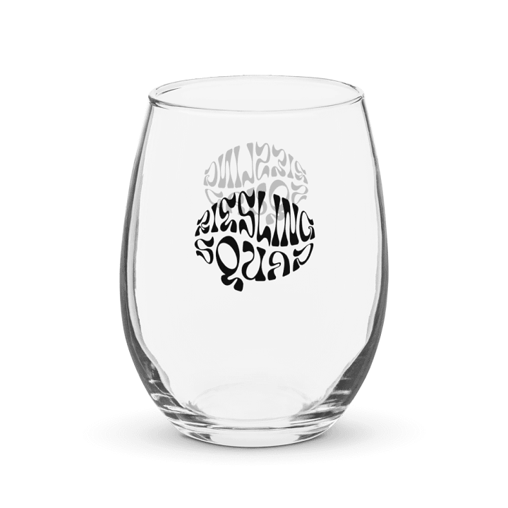 "Riesling Squad" Stemless Wine Glass – A Must-Have for Wine Lovers & Wine Night Outfit Vibes product image (1)