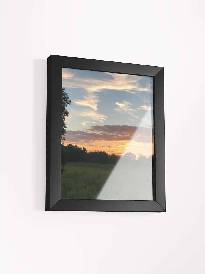 Sunset in the Field High Quality Matte Poster product image (2)