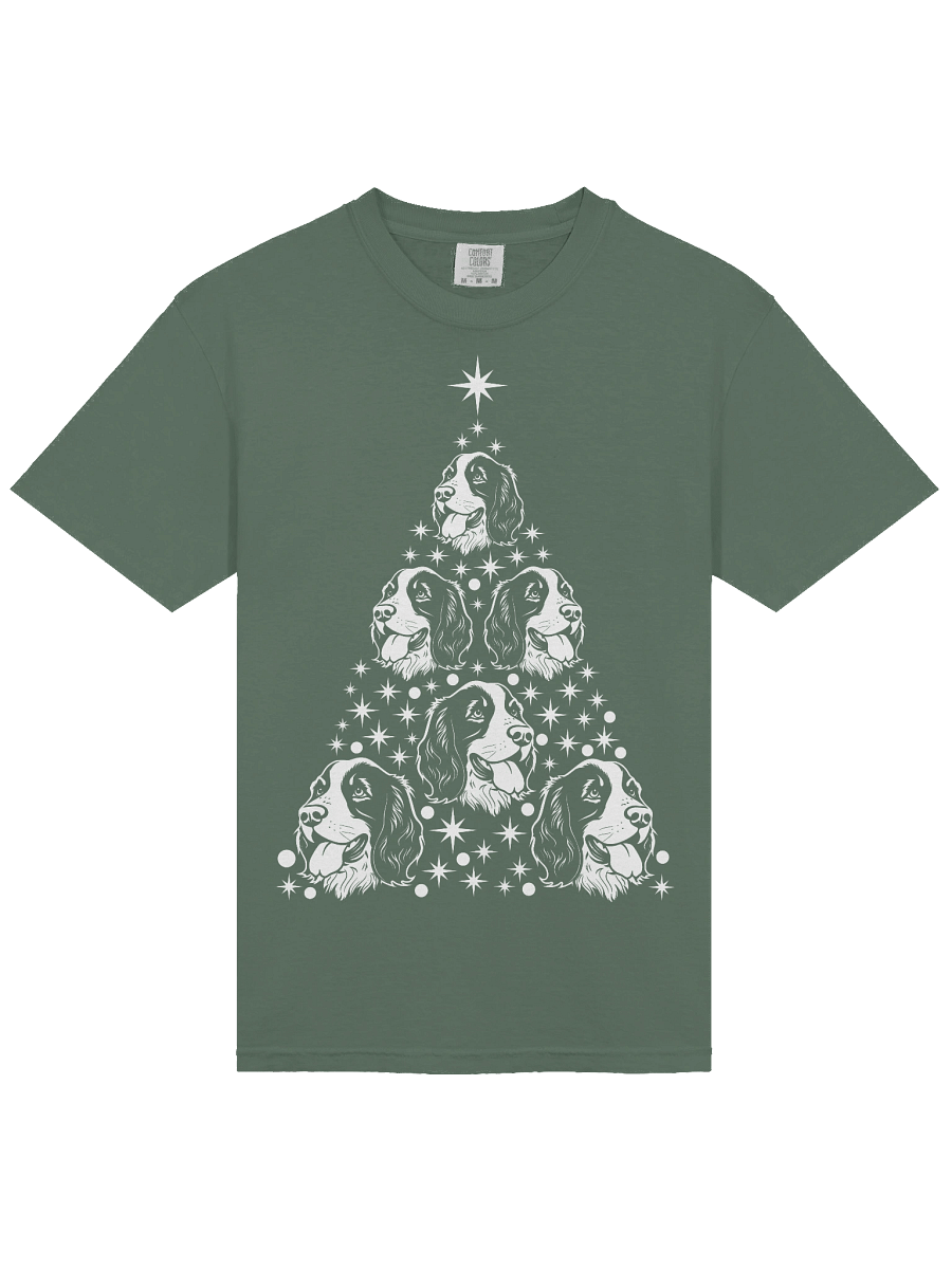 Springer Spaniel Christmas Tree T-Shirt product image (23)