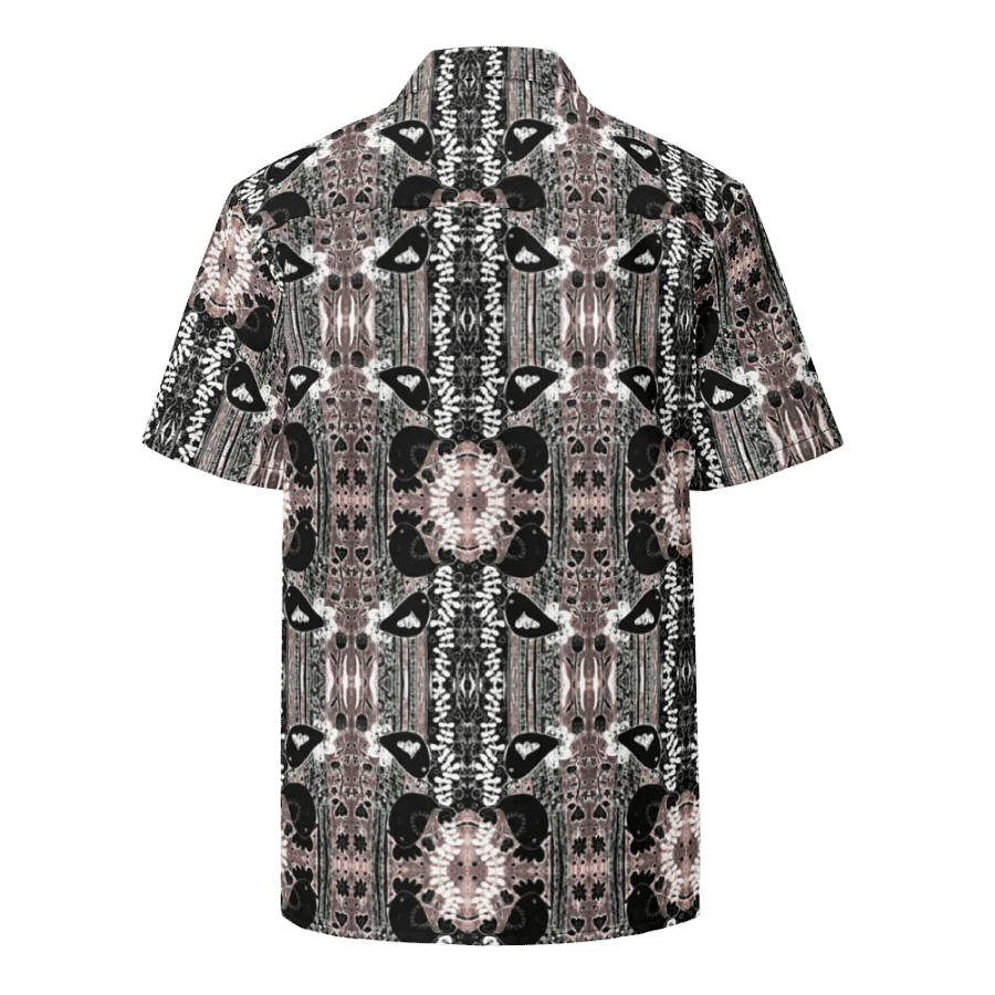 Abstract Floral Birds Unisex Hawaiian Shirt product image (8)