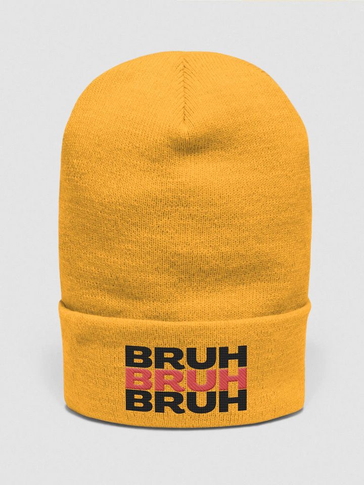 Bruh Black/Red Beanie product image (2)