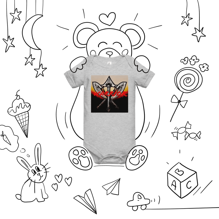 Warrior's Crest Baby Onesie product image (46)